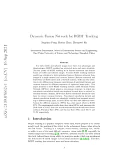Dynamic Fusion Network for RGBT Tracking