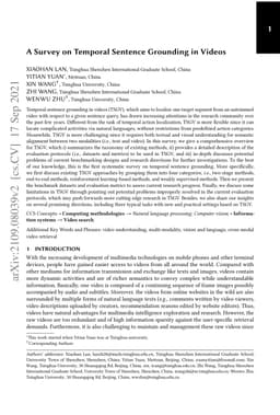 A Survey on Temporal Sentence Grounding in Videos