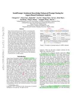 SentiPrompt: Sentiment Knowledge Enhanced Prompt-Tuning for Aspect-Based
  Sentiment Analysis