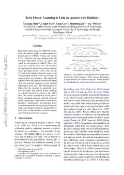 To be Closer: Learning to Link up Aspects with Opinions