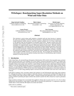 WiSoSuper: Benchmarking Super-Resolution Methods on Wind and Solar Data