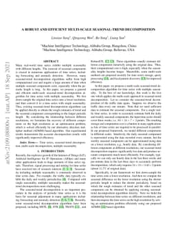 A Robust and Efficient Multi-Scale Seasonal-Trend Decomposition