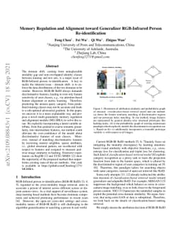 Memory Regulation and Alignment toward Generalizer RGB-Infrared Person
