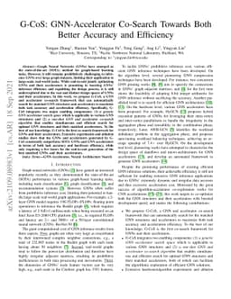 G-CoS: GNN-Accelerator Co-Search Towards Both Better Accuracy and
  Efficiency