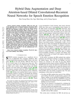 Hybrid Data Augmentation and Deep Attention-based Dilated
  Convolutional-Recurrent Neural Networks for Speech Emotion Recognition