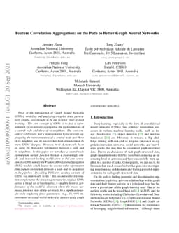 Feature Correlation Aggregation: on the Path to Better Graph Neural
  Networks