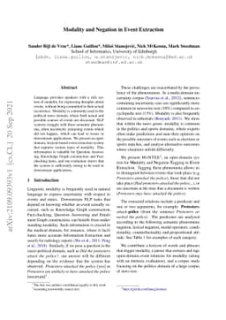 Modality and Negation in Event Extraction
