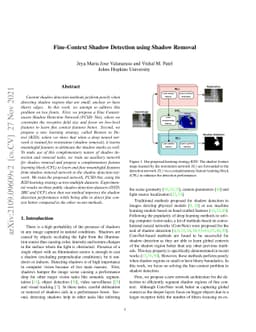 Fine-Context Shadow Detection using Shadow Removal