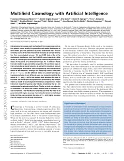 Multifield Cosmology with Artificial Intelligence