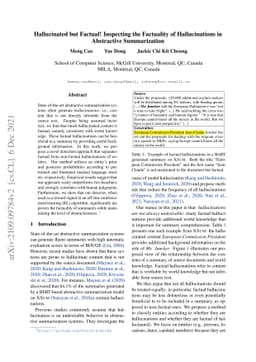 Hallucinated but Factual! Inspecting the Factuality of Hallucinations in
  Abstractive Summarization
