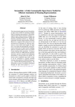 StreamSide: A Fully-Customizable Open-Source Toolkit for Efficient
  Annotation of Meaning Representations