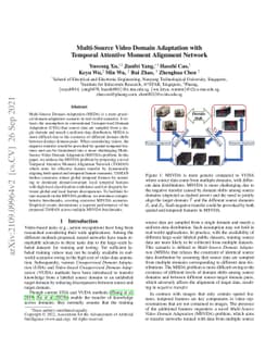 Multi-Source Video Domain Adaptation with Temporal Attentive Moment
  Alignment