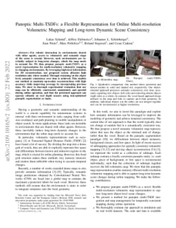 Panoptic Multi-TSDFs: a Flexible Representation for Online
  Multi-resolution Volumetric Mapping and Long-term Dynamic Scene Consistency
