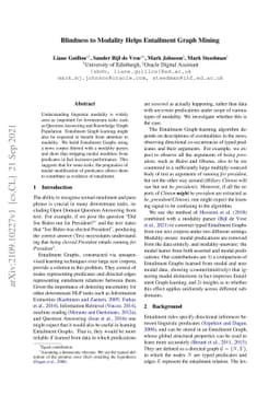 Blindness to Modality Helps Entailment Graph Mining