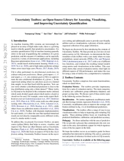 Uncertainty Toolbox: an Open-Source Library for Assessing, Visualizing,
  and Improving Uncertainty Quantification