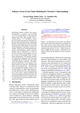 Salience-Aware Event Chain Modeling for Narrative Understanding