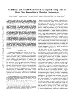 An Efficient and Scalable Collection of Fly-inspired Voting Units for
  Visual Place Recognition in Changing Environments