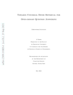 Towards Universal Dense Retrieval for Open-domain Question Answering