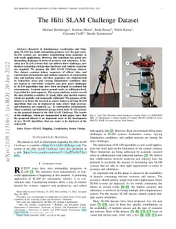 The Hilti SLAM Challenge Dataset