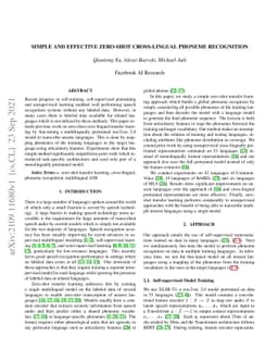 Simple and Effective Zero-shot Cross-lingual Phoneme Recognition