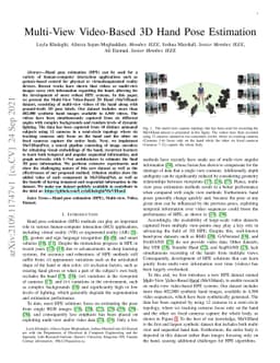 Multi-View Video-Based 3D Hand Pose Estimation
