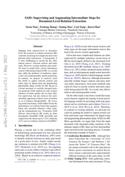 SAIS: Supervising and Augmenting Intermediate Steps for Document-Level
  Relation Extraction