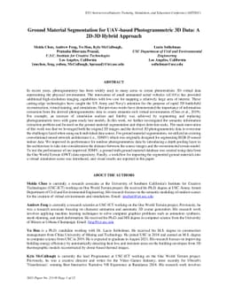 Ground material classification for UAV-based photogrammetric 3D data A
  2D-3D Hybrid Approach