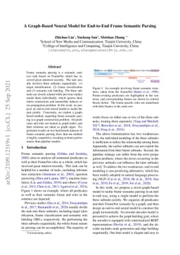 A Graph-Based Neural Model for End-to-End Frame Semantic Parsing