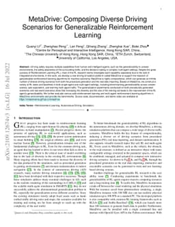 MetaDrive: Composing Diverse Driving Scenarios for Generalizable
  Reinforcement Learning