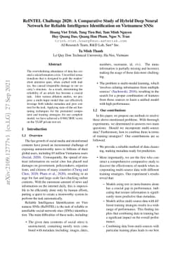ReINTEL Challenge 2020: A Comparative Study of Hybrid Deep Neural
  Network for Reliable Intelligence Identification on Vietnamese SNSs