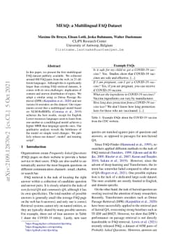 MFAQ: a Multilingual FAQ Dataset