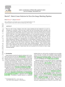 HarrisZ$^+$: Harris Corner Selection for Next-Gen Image Matching
  Pipelines