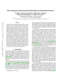 Discovering Drug-Target Interaction Knowledge from Biomedical Literature