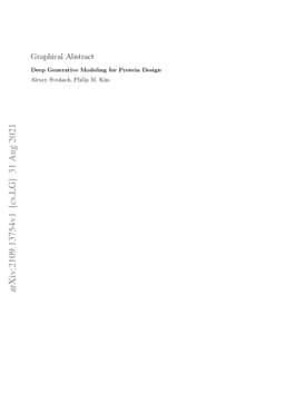 Deep Generative Modeling for Protein Design