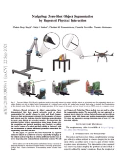 NudgeSeg: Zero-Shot Object Segmentation by Repeated Physical Interaction