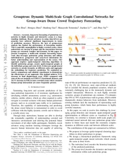 Grouptron: Dynamic Multi-Scale Graph Convolutional Networks for
  Group-Aware Dense Crowd Trajectory Forecasting