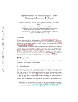Improvements for mlrose applied to the Traveling Salesperson Problem