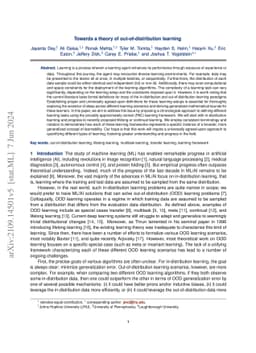 Towards a theory of out-of-distribution learning