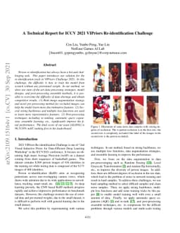 A Technical Report for ICCV 2021 VIPriors Re-identification Challenge