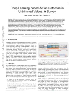 Deep Learning-based Action Detection in Untrimmed Videos: A Survey