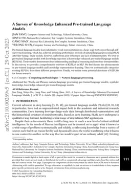 A Survey of Knowledge Enhanced Pre-trained Models