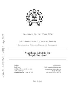 Matching Models for Graph Retrieval