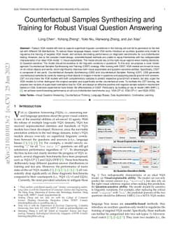 Counterfactual Samples Synthesizing and Training for Robust Visual
  Question Answering
