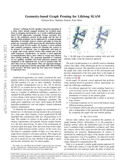 Geometry-based Graph Pruning for Lifelong SLAM