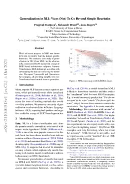 Generalization in NLI: Ways (Not) To Go Beyond Simple Heuristics