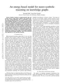 An energy-based model for neuro-symbolic reasoning on knowledge graphs