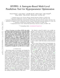 HYPPO: A Surrogate-Based Multi-Level Parallelism Tool for Hyperparameter
  Optimization