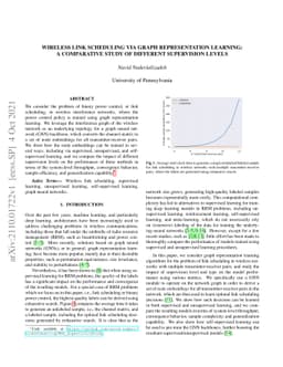 Wireless Link Scheduling via Graph Representation Learning: A
  Comparative Study of Different Supervision Levels