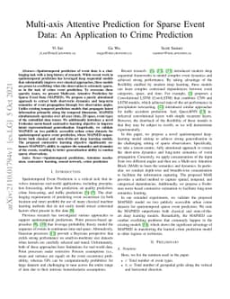 Multi-axis Attentive Prediction for Sparse EventData: An Application to
  Crime Prediction