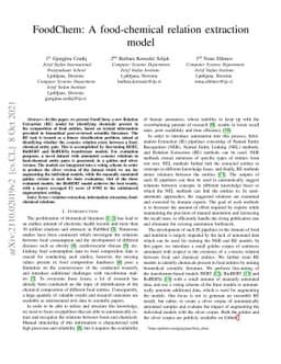 FoodChem: A food-chemical relation extraction model